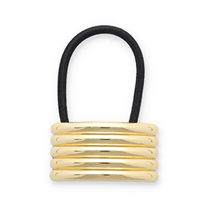 Accesorios para el pelo Coleteros para pelo con met&aacute;lico Dorado-negro