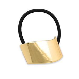 Accesorios para el pelo Coleteros para pelo con met&aacute;lico Dorado-negro