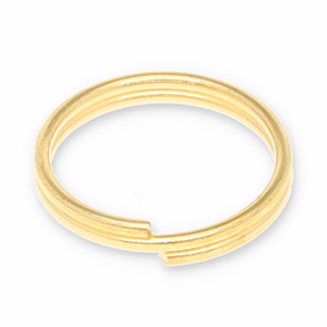 Fornituras met&aacute;licos DQ anillos dobles Dorado (sin n&iacute;quel)