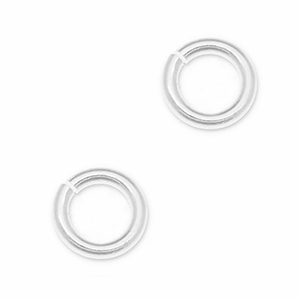 Fornituras met&aacute;licos DQ anillas Plateado vieja (sin n&iacute;quel)