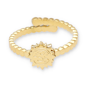 Anillos Acero Inox Dorado