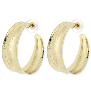 Pendientes trendy Dorado