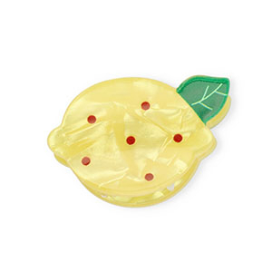 Accesorios pinza para el pelo lim&oacute;n Amarillo nacarado-verde-rojo oscuro