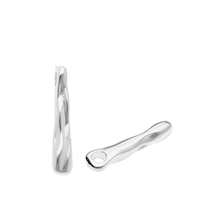 Colgantes met&aacute;licos DQ&reg; barra Plateado vieja (sin n&iacute;quel)