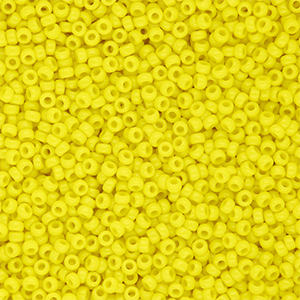 Rocalla Miyuki 15/0 Opaque Yellow 15-0404