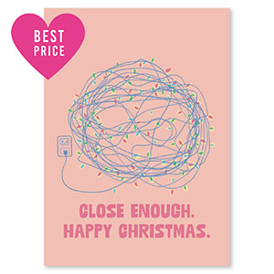 Tarjetas para joyer&iacute;a "Close enough" Rosa-azul