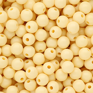 DQ Abalorios acr&iacute;licos 8 mm brillante Pastel yellow 11-0616 TPG