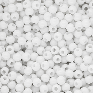 DQ Abalorios acr&iacute;licos 4 mm brillante Snow white 11-0602 TCX