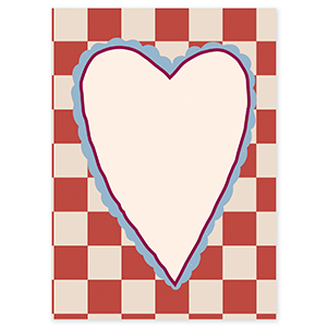BY31&reg; Tarjetas para joyer&iacute;a coraz&oacute;n Crema-rojo-rojoburdeos-azul claro