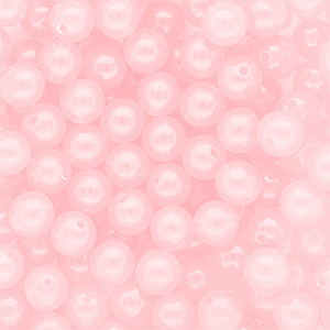 DQ&reg; Abalorios acr&iacute;licos 10 mm brillante Rosa claro
