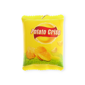 Colgantes llamativos bolsa de patatas Amarillo-rojo-verde