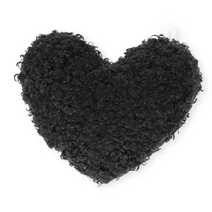 Colgantes llamativos coraz&oacute;n Negro