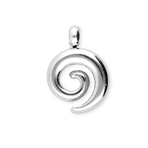 BY31&reg; Colgantes Acero Inox espiral Plateado