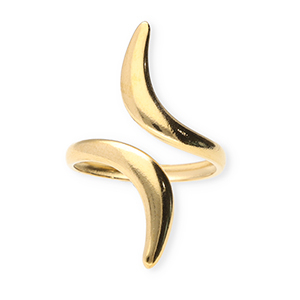 Anillos Acero Inox Dorado