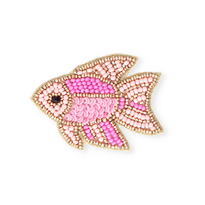 Broches pez Dorado-rosa