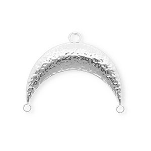 BY31&reg; Fornituras acero inox entrepieza arco con 3 anillas Plateado