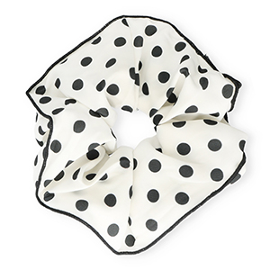 Coleteros para pelo de lunares XL Blanco-negro