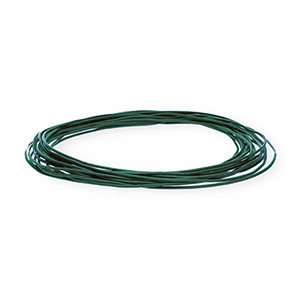 Cord&oacute;n cuero DQ redondo 1mm Verde teal oscuro