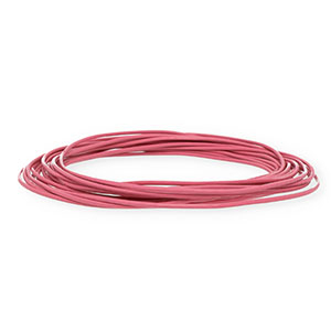 Cord&oacute;n cuero DQ redondo 1,5mm Rosa