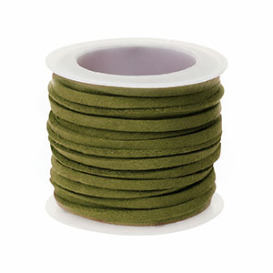 Ante sint&eacute;tico plano de 3mm Verde oliva