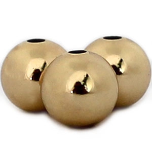 Abalorios met&aacute;licos DQ 8mm Dorado