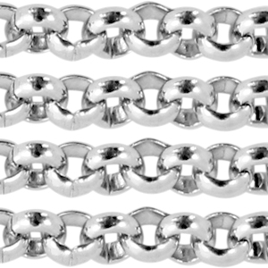 Jasseron de acero inox 2mm plata (acero inox)