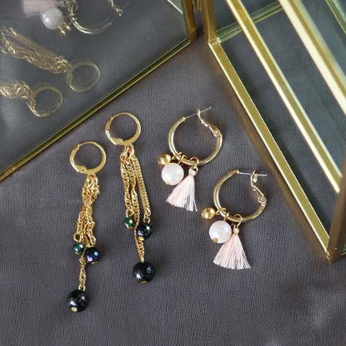 Innumerables combinaciones con los abalorios de piedras naturales facetadas