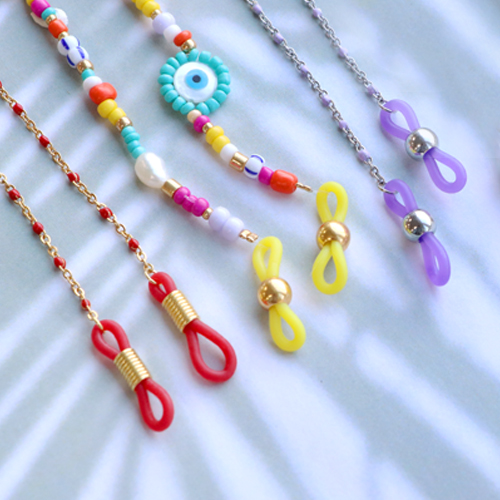 C&oacute;mo hacer cordones para gafas de sol de moda: 