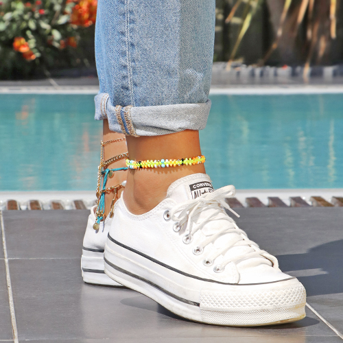 &iexcl;Insp&iacute;rate en estas alegres tobilleras de verano!