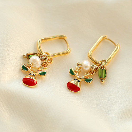 Dise&ntilde;a bonita joyer&iacute;a navide&ntilde;a con colgantes en metal TQ