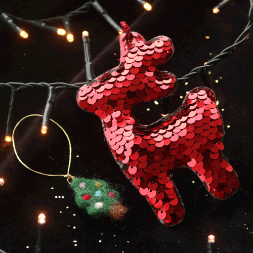 Aqu&iacute; ten&eacute;is un tutorial de colgantes para colgar en el &aacute;rbol de Navidad :