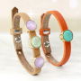 Mix & match crear f&aacute;cilmente preciosas pulseras de cuero Cuoio