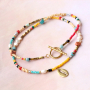 Insp&iacute;rate en estas coloridas pulseras y collares de verano 