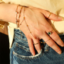 Pulseras anillo trendy para tu colecci&oacute;n