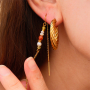 Inspiraci&oacute;n con BY31&reg; pendientes criolla acero inox  