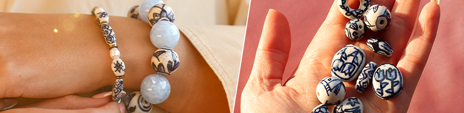 Abalorios de cer&aacute;mica