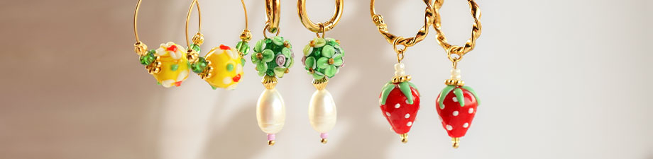 Abalorios pintados a mano Abalorios pintados a mano