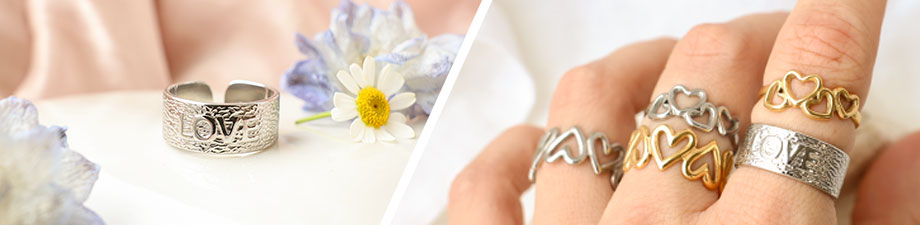 Nueva colecci&oacute;n de anillos de acero inoxidable