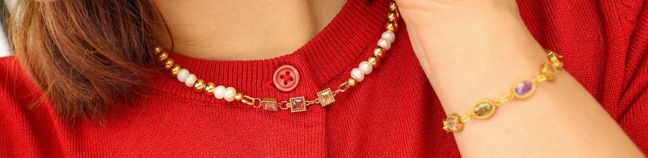 &iexcl;Wow! Colgantes y entrepiezas de acero inox con circonita