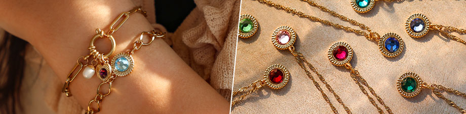 &iexcl;Nuevo! Piedras planas Preciosa y engastes de acero inox