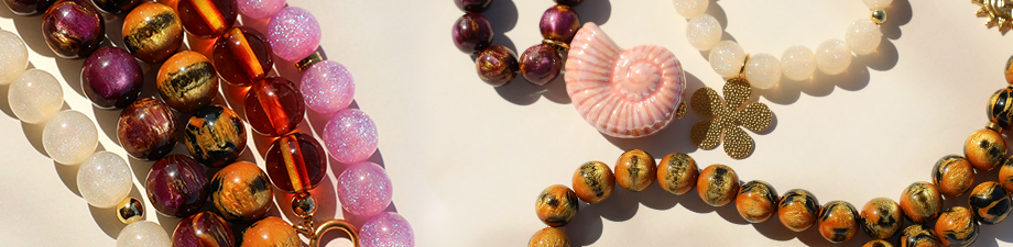 Nueva serie de abalorios acrílicos y de resina Nueva serie de abalorios acrílicos y de resina