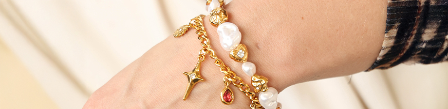 Nueva serie de abalorios y colgantes de acero inox