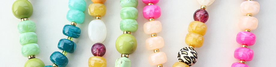 Nueva serie de abalorios acrílicos en disco Nueva serie de abalorios acrílicos en disco