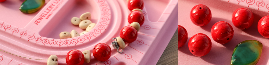 Preciosa colecci&oacute;n de abalorios de cer&aacute;mica