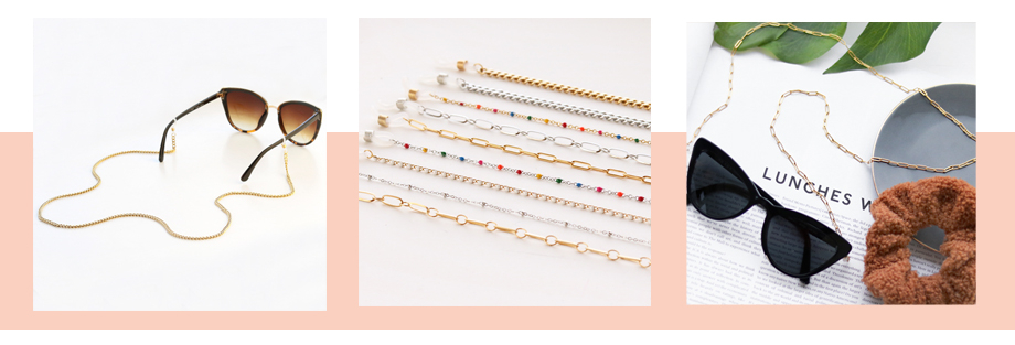 Compra ahora:Cadena para gafas de acero inox