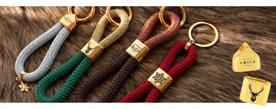 Llaveros DQ Mix&Match con cordón estilo marino